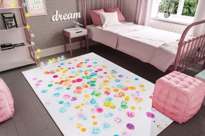 Covor pentru copii, Ada Gönül Chenille AL 309, 75x230 cm, Multicolor
