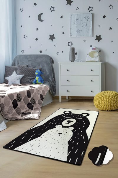 Covor pentru copii, Bears, 140x190 cm, Multicolor