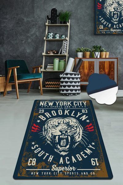 Covor pentru copii, Brooklyn, 100x200 cm, Poliester, Multicolor