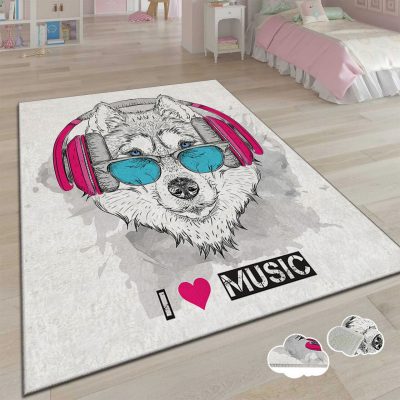 Covor pentru copii, Csbrghl-276, 100x140 cm, Multicolor
