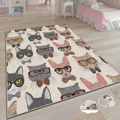 Covor pentru copii, Csbrghl-410, 100x180 cm, Multicolor