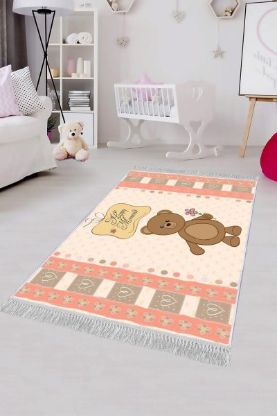 Covor pentru copii, ELS521, 100x150 cm, Multicolor