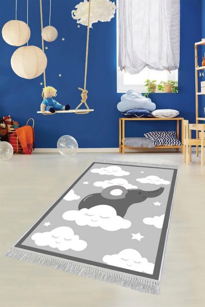 Covor pentru copii, ELS590, 80x300 cm, Multicolor