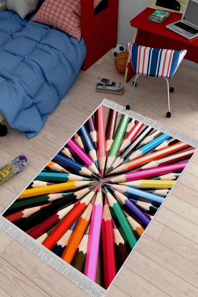 Covor pentru copii, ELS616, 80x150 cm, Multicolor