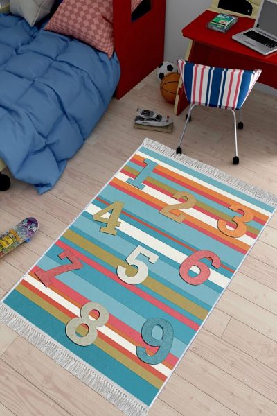 Covor pentru copii, ELS639, 80x150 cm, Multicolor