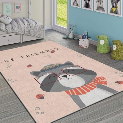 Covor pentru copii, Hmı Kdc-114, 100x180 cm, Multicolor