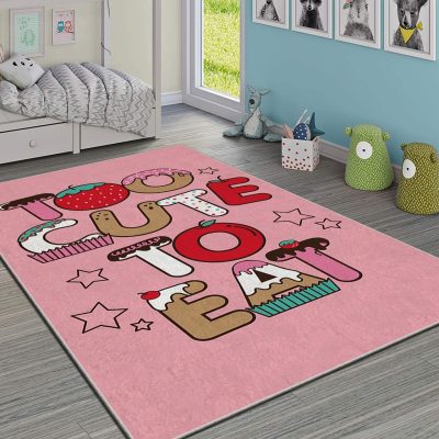 Covor pentru copii, Hmı Kdc-27, 100x180 cm, Multicolor