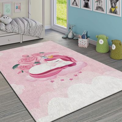 Covor pentru copii, Hmı Kdc-42, 100x180 cm, Multicolor