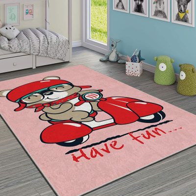 Covor pentru copii, Hmı Kdc-73, 80x140 cm, Multicolor