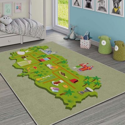 Covor pentru copii, Hmı Kdc-84, 180x280 cm, Multicolor