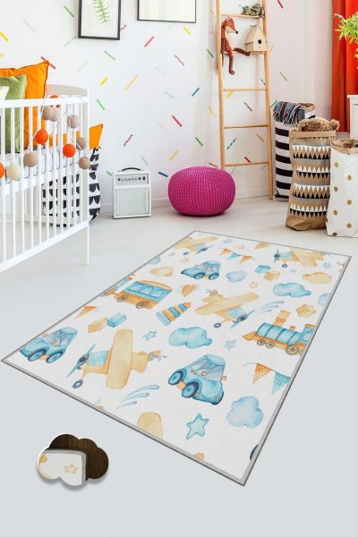 Covor pentru copii, HMNT189, 160x230 cm, Multicolor