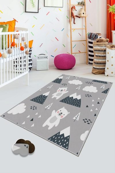 Covor pentru copii, HMNT233, 140x220 cm, Multicolor