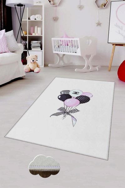 Covor pentru copii, HMNT478, 100x200 cm, Multicolor