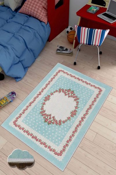 Covor pentru copii, HMNT527, 100x150 cm, Multicolor