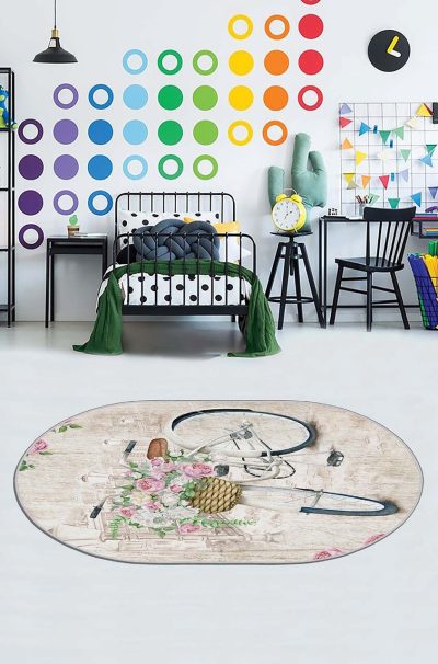 Covor pentru copii, HMNT904, 80x150 cm, Multicolor