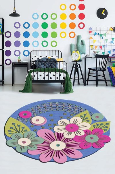 Covor pentru copii, HMNT936, Multicolor