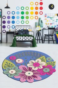 Covor pentru copii, HMNT936, Multicolor