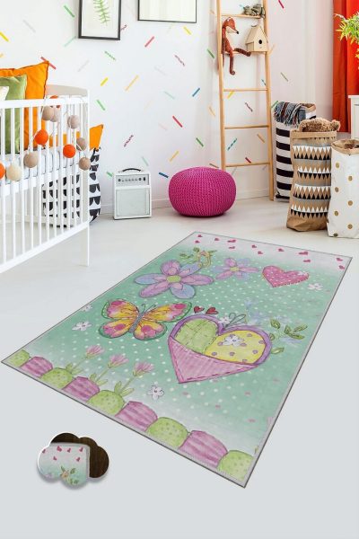 Covor pentru copii, KHMFESTO0015KEÇE, 120x180 cm, Multicolor