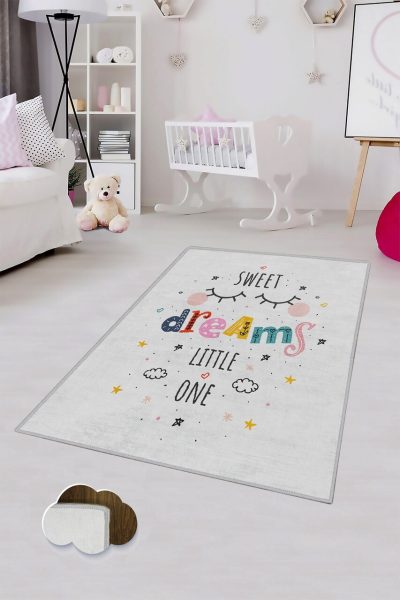 Covor pentru copii, KHMFESTO0029KEÇE, 140x220 cm, Multicolor