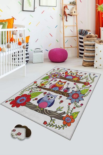 Covor pentru copii, KHMFESTO002KEÇE, 160x230 cm, Multicolor