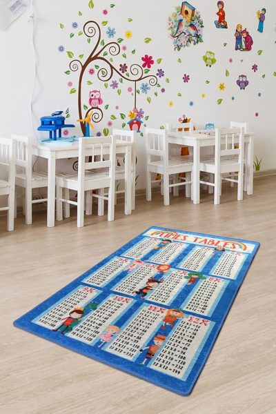 Covor pentru copii, Learning Maths, 140x190 cm, Multicolor