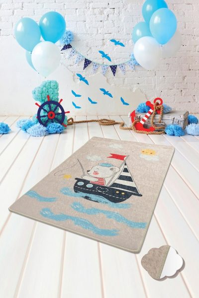 Covor pentru copii, Sailor, 140x190 cm, Multicolor