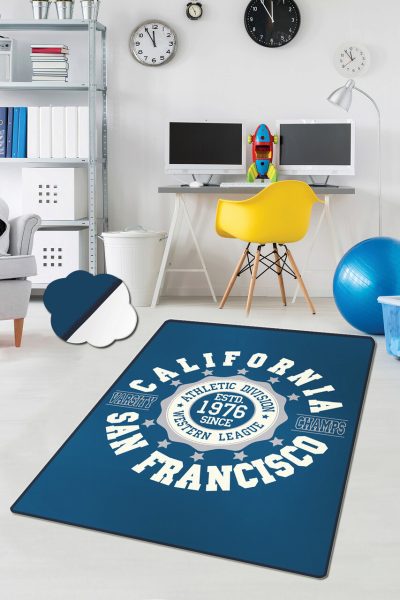 Covor pentru copii, San Francisco, 80x150 cm, Poliester, Multicolor