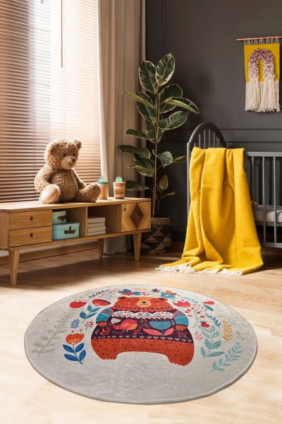Covor pentru copii, Sweet Bear, Multicolor