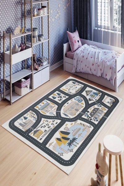 Covor pentru copii, W1004, 140x220 cm, Multicolor