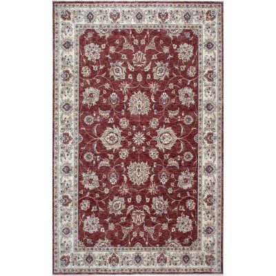 Covor rezistent Eko, ALT 05 - Red, Ivory, 100% poliester,  80 x 150 cm