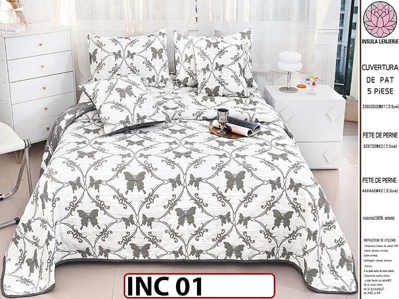 Cuvertura cu 5 piese din In - INC01