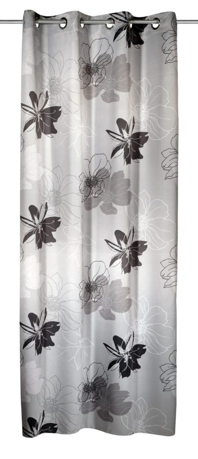 Draperie blackout, cu inele, Vegas Blackout, L135 x H245, gri