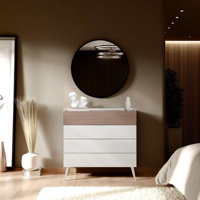 Dulap, Hanah Home, Milano 4, 103x101x44 cm, Bej