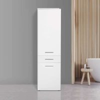 Dulap multifunctional, Hanah Home, Adr-621-Pp-1, 52x187x38 cm, Alb