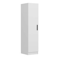 Dulap pentru haine, Hanah Home, Minar Kale, 45x210x52 cm, Alb
