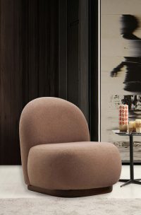 Fotoliu, Atelier del Sofa, 560ARE1737, Cappuccino