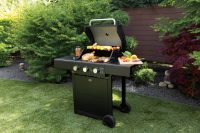 Gratar cu gaz Berlinger Haus, Outdoor, 50x41.5 cm, 2.2 KW x 3, negru