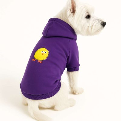 Hanorac pentru câini, Paws &amp; Whiskers, Purplechicksweat, Mov