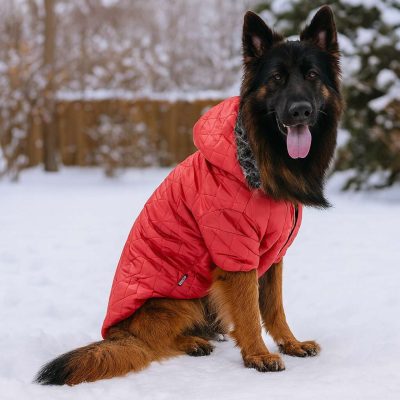 Hanorac pentru câini, Paws &amp; Whiskers, Redcoat, Rosu
