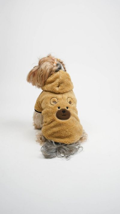 Hanorac pentru câini, Paws &amp; Whiskers, Teddy Welsoft Jacket, Verde