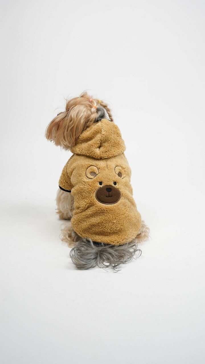 Hanorac pentru câini, Paws &amp; Whiskers, Teddy Welsoft Jacket, Verde