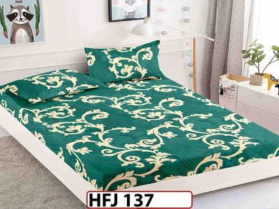 Husa de Pat din Finet + 2 Fete de Perne - Saltea 180x200 - Pat 2 Persoane - HFJ137