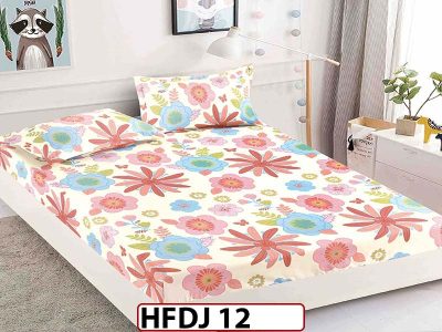 Husa de Pat din Finet + 2 Fete de Perne - Saltea 90x200 - HFDJ12