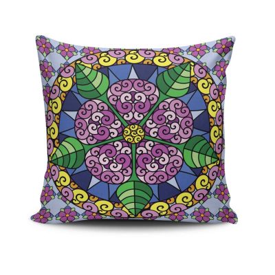 Husa de perna, MANDALA-15, 43x43 cm, Multicolor