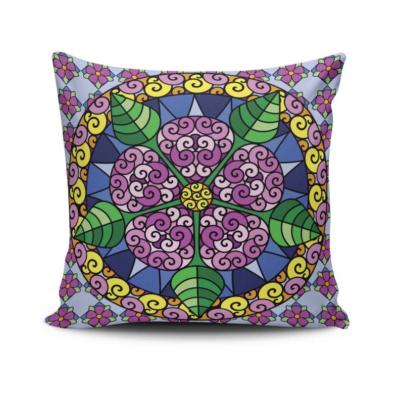 Husa de perna, MANDALA-15, 43x43 cm, Multicolor