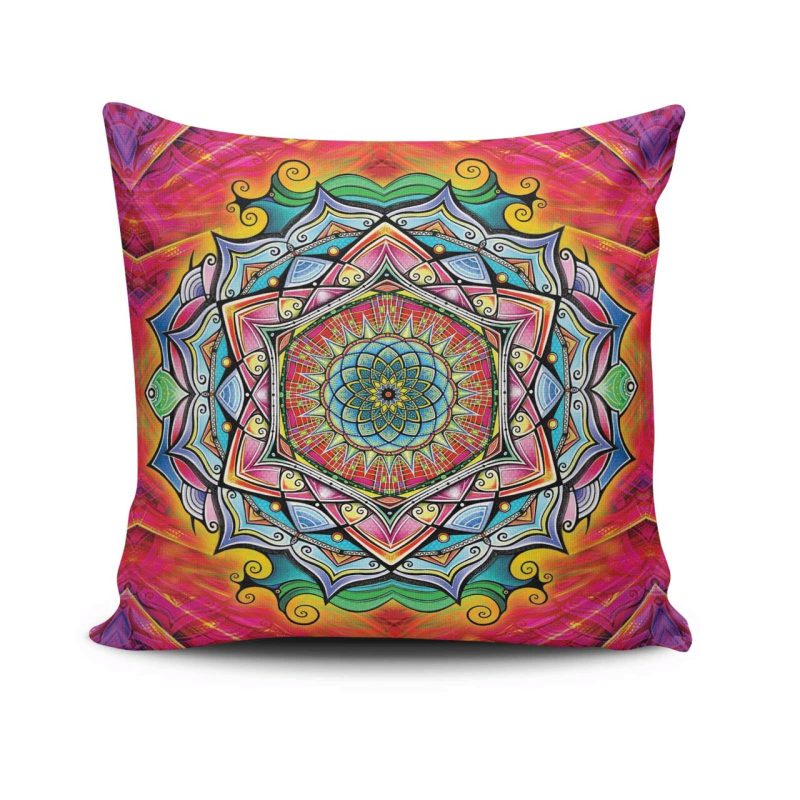 Husa de perna, MANDALA-37, 43x43 cm, Multicolor