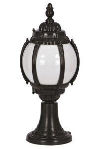 Lampa de exterior, Opviq, 685AVN1336, Alb/Negru