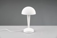 Lampa de masa Canaria, RL, 15x26.5 cm, 4.9W, 1x E14, metal, alb mat