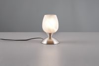 Lampa de masa Cup Ii, RL, 12x18 cm, 40W, 1x E14, metal, nichel mat