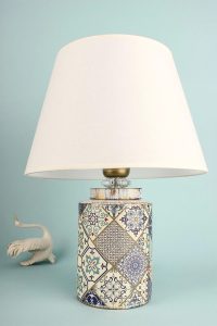 Lampa de masa, Opviq, 687HMY2382, Alb